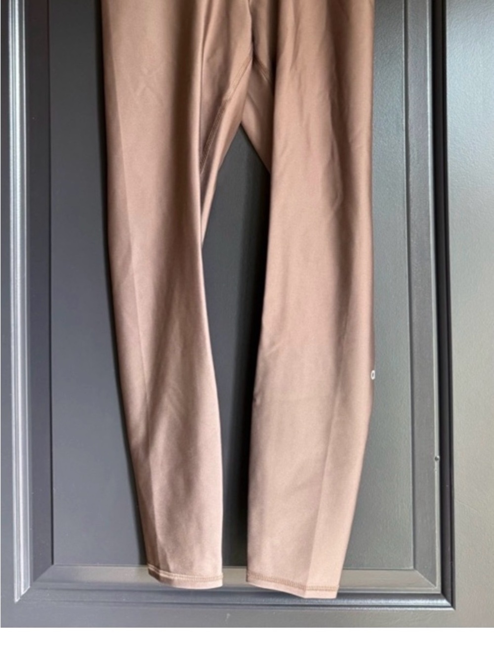 ALO high waist Yoga women airlift leggings 7/8 in light brown